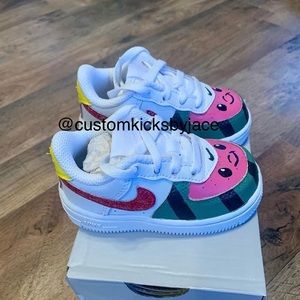 CUSTOM infant & toddler COCOMELON Air Force 1! Any size available